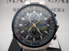 Citizen Blue Angel Eco Drive Zafiro At8020-54l Fotos Reales - comprar online
