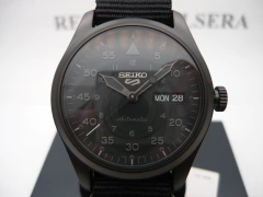 Seiko 5 Sport Field Militar Stealth Black Srpj11 Fotos Reales - comprar online