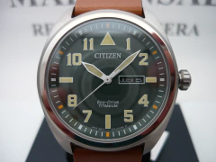 Citizen Militar Eco Drive Titanio Zafiro Bm8560-02x Fotos Reales - comprar online