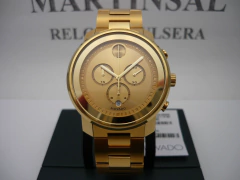 Movado Bold Gold Cronografo 3600278 Fotos Reales