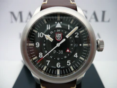 Luminox Air Pilot P-38 Lightning Gmt 42mm XA.9521 Fotos Reales - comprar online