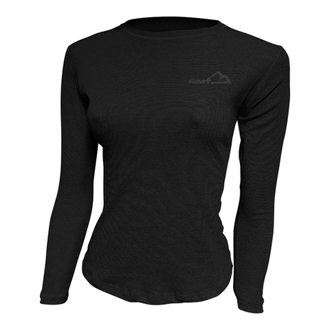 REMERA TERMICA GARMONT ACTIVE TERM II CUELLO REDONDO MUJER COLOR NEGRO (SR-60851)