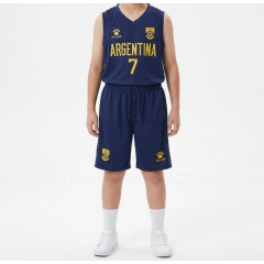 Conjunto de Básquet Argentina Niño - Camiseta y Short