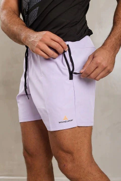 Short Urban Luxury Microfibra Verano Hombre Lila