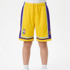 Short Basquet Lakers Niño Amarillo