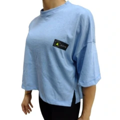 Remera Urban Luxury Redalg Mujer Celeste Redalgrosa