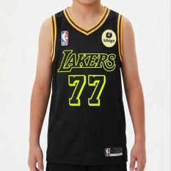 Camiseta Basquet Lakers Niño Negro