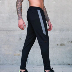 Pantalon Urban Luxury Chupin Lycra Hombre Negro Plycc
