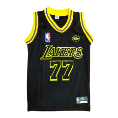 Camiseta Basquet Lakers Niño Negro