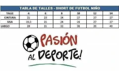 Short Fútbol Niño Azul Francia