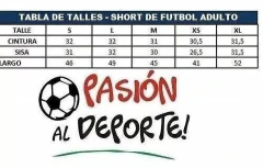 Short Fútbol Azul Francia