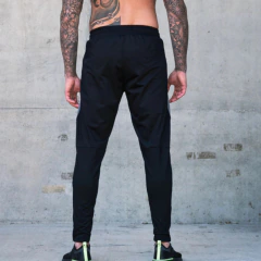 Pantalon Urban Luxury Chupin Lycra Hombre Negro Plycc
