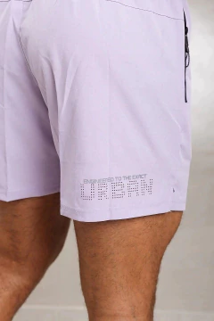 Short Urban Luxury Microfibra Verano Hombre Lila