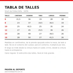 Short Fútbol Niño Azul Marino