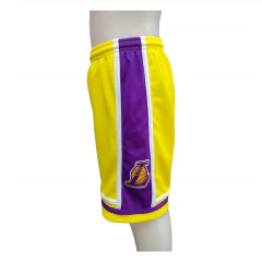 Short Basquet Lakers Niño Amarillo