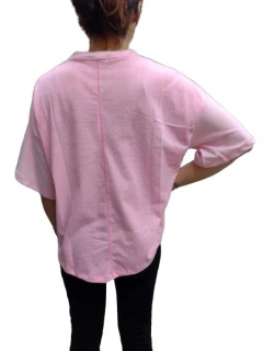 Remera Urban Luxury Redalg Mujer Celeste Redalgrosa