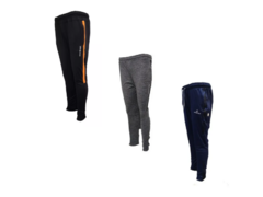 Combo Pantalón Deportivo Hombre Chupín X3!Negro Azul y Gris