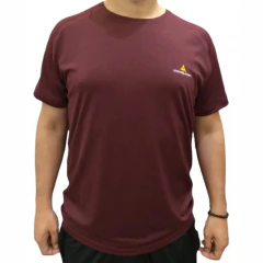 Remera Urban Luxury Dry Fit Rmdf Hombre Bordo