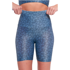 Calza Ciclista Biker Mujer Salpa Iguana Azul - Bisalpa