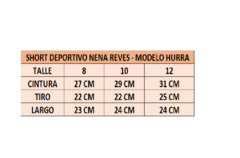 Short deportivo hurra reves nena - 105 - PASION AL DEPORTE