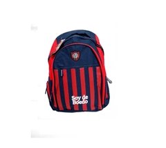 combo escolar San lorenzo!! cartuchera plegable+ mochila 18 pulg en internet