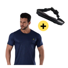 Combo run! remera dry + riñonera expandible