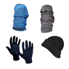 Combo! 2 Cuellos Termicos Salomon+ Guantes Termicos+gorro