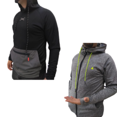 Combo! Buzo Bolsillos+campera Deportivo Capucha GS