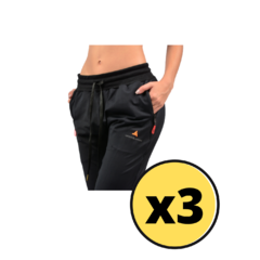 Pantalon Deportivo Chupin Lycra Dama Con Puño X3 U - PLYCCD