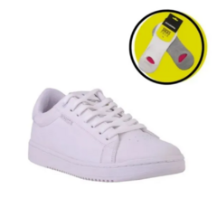 Zapatillas Blancas NIÑO Kioshi Modelo Oasis +MEDIAS GRATIS!