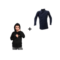 Campera Niño Lycra NG +camiseta Termica Niño Mangas Largas