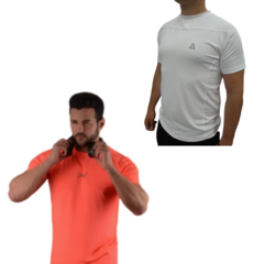 Combo Colores! 2 Remeras Deportivas Hombre - Rmdf X2 Nj/BL