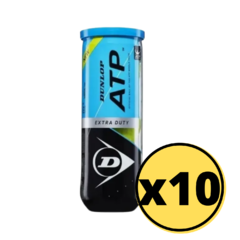 10 Tubos De Tenis Dunlop X 3 Pelotas C/u - 6217 (ama)