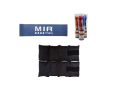 Combo Gym! Tiraband MIR alta intensidad + Soga + Tobillera 3Kg