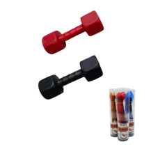 COMBO GYM! 2 MANCUERNAS PLASTICAS 3 KG C/U + SOGA!