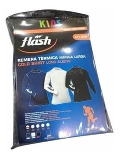 Imagen de Remera Térmica Flash Adulto - 830 Negro