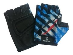 Guante Ciclismo Cuero Procer - 00418u Azul en internet