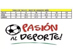 Buzo De Arquero Ni?o - Buzol2 Rojo - comprar online