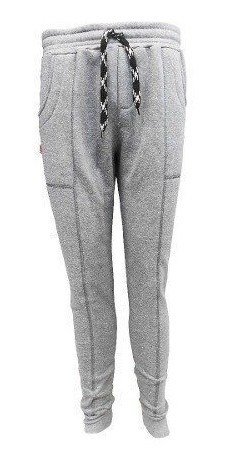 Pantalon Con Pu?o Frizados Adulto - Papua - Gris Claro