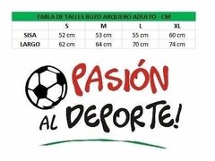Buzo Arquero Adulto - Buzol2a - Naranja - comprar online