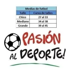 Medias De Futbol - Mf - Rojo - PASION AL DEPORTE