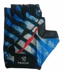 Guante Ciclismo Cuero Procer - 00418u Azul