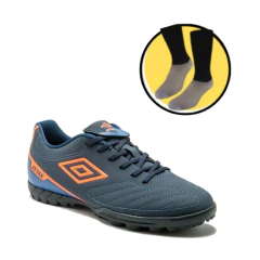 BOTIN ADULTO UMBRO ATTAK II MARINO/ROYAL + MEDIAS GRATIS! - 999745