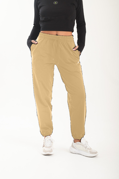 PANTALON LYCRA DAMA URBAN LUXURY OVER SIZE - PLYCCDOVER BEIGE - PASION AL DEPORTE