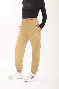 PANTALON LYCRA DAMA URBAN LUXURY OVER SIZE - PLYCCDOVER BEIGE