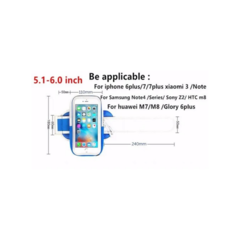 BRAZALETE PORTA CELULAR RUNNING-CICLISMO X20 UNIDADES