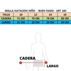 Malla Natación Niño Buen Nado +antiparras Hydro Champ! - PASION AL DEPORTE