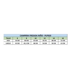 Campera frizada niño cafr20 - ng/ama en internet