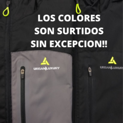 Conjunto! Campera Hombre combinada +short Microfibra Hombre Az - tienda online
