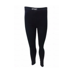 Camiseta Térmica Mujer Deportiva Negra + Calza Térmica Negra - tienda online